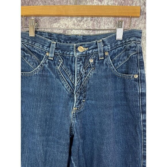 Vintage Roughrider Jeans Womens Size 7/8 Circle-T Bareback Western L32” Rodeo - Picture 2 of 11